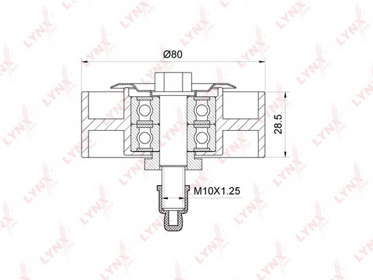 Ролик обводной приводного ремня