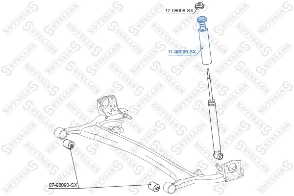 STELLOX 11-98066-SX - Отбойник амортизатора