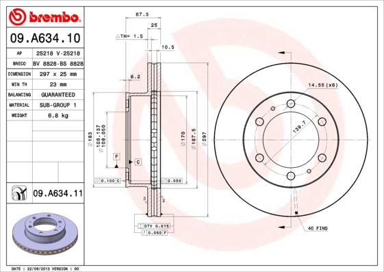 Тормозной диск PRIME LINE