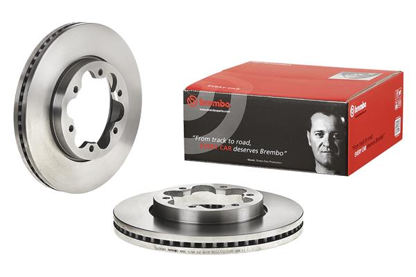 BREMBO 09.B063.10 - Тормозной диск PRIME LINE