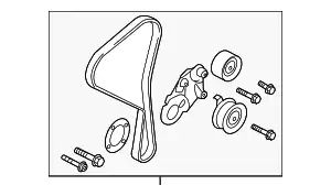 VOLVO 32213096 - к-кт ремня ГРМ