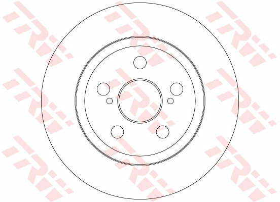 TRW DF6331 - Тормозные диски