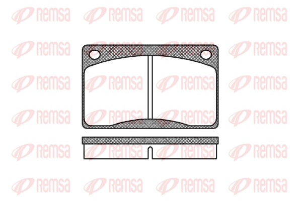 REMSA 0042.30 - Тормозные колодки 