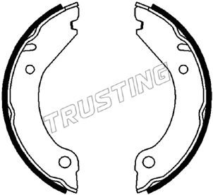 TRUSTING 127.267 - Барабанные колодки