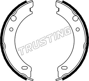 TRUSTING 127.271 - Барабанные колодки