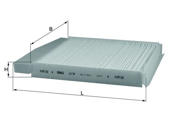 KNECHT LA 54 - Салонный фильтр