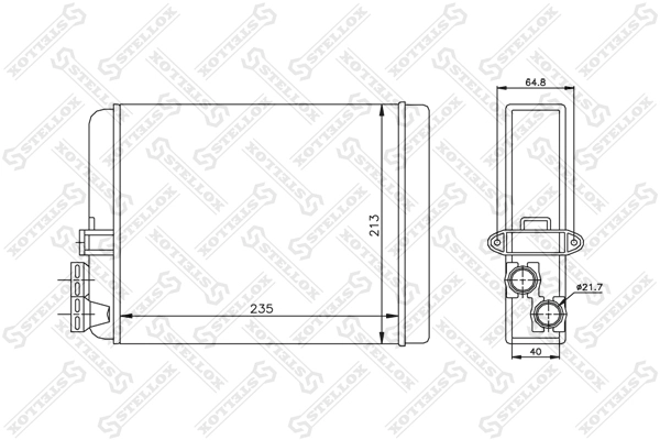 Радиатор печки
