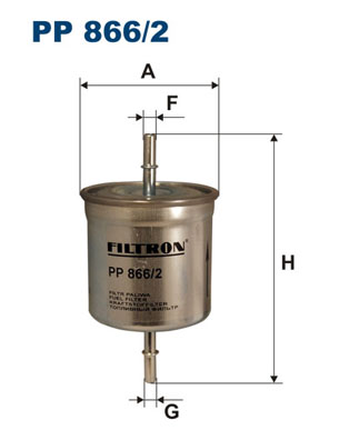 FILTRON PP866/2 - Топливный фильтр