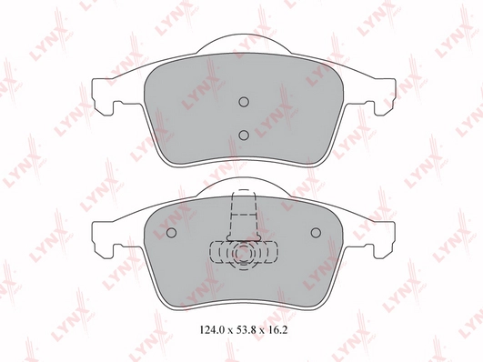LYNXAUTO BD-7812 - Тормозные колодки 