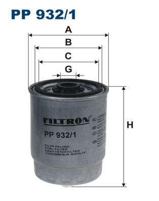 FILTRON PP932/1 - Топливный фильтр