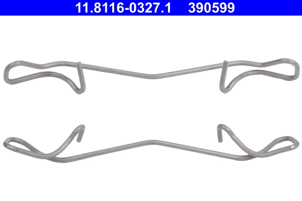 ATE 11.8116-0327.1 - Пружинка тормозного суппорта