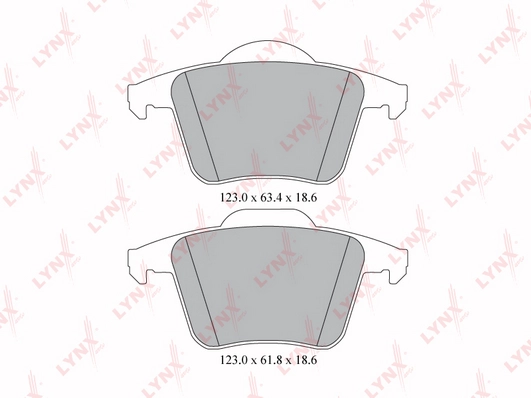 LYNXAUTO BD-7815 - Тормозные колодки 
