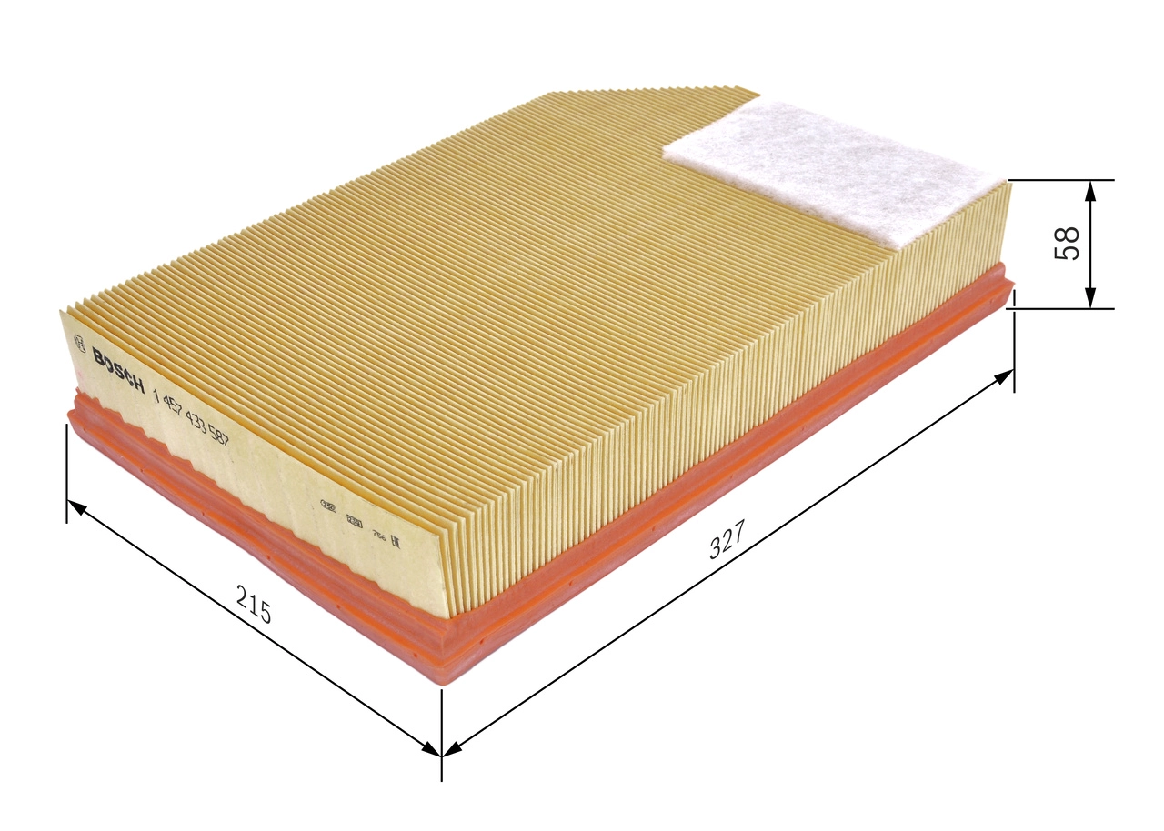 BOSCH 1 457 433 587 - Воздушный фильтр