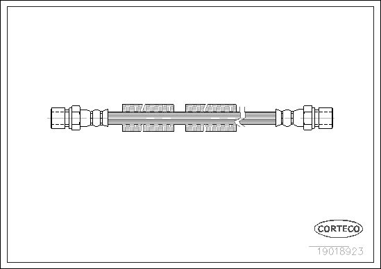 CORTECO 19018923 - Тормозные шланги