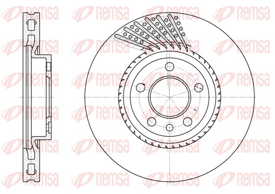 REMSA 6749.10 - Тормозные диски