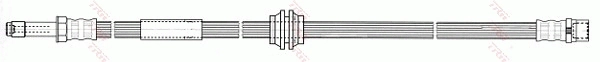 TRW PHB555 - Тормозные шланги