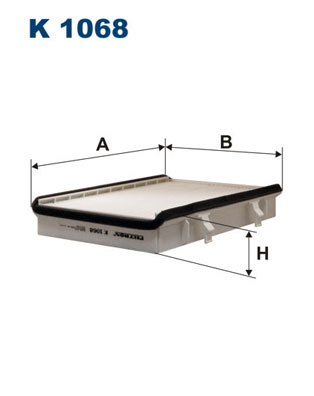 FILTRON K1068 - Салонный фильтр