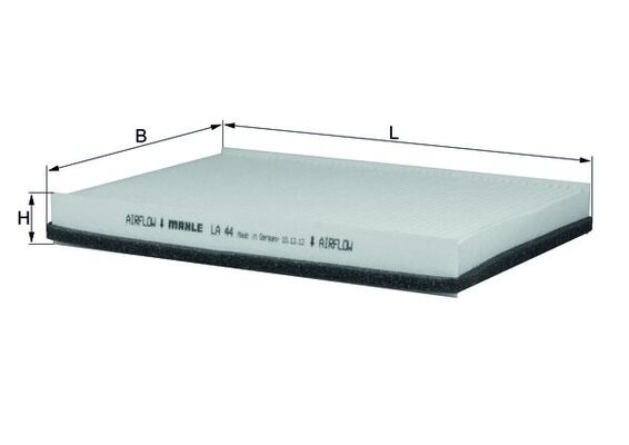 MAHLE LA 44 - Салонный фильтр
