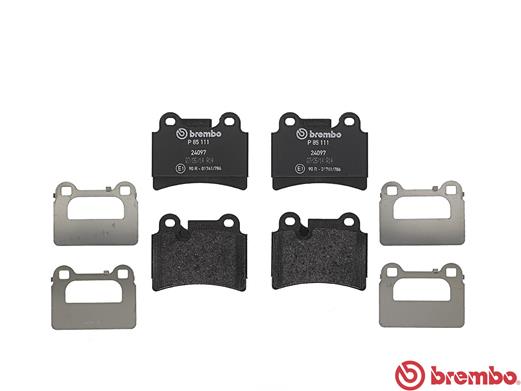 BREMBO P 85 111 - Комплект тормозных колодок, дисковый тормоз PRIME LINE