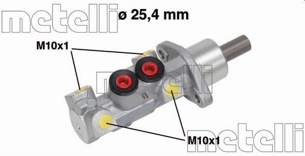 METELLI 05-0604 - Главный тормозной цилиндр