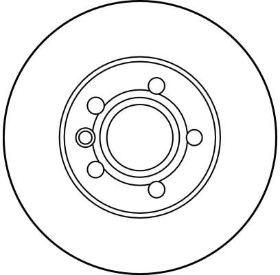 TRW DF2809 - Тормозные диски