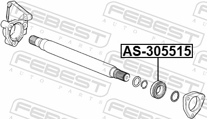 FEBEST AS-305515 - Подвесной подшипник