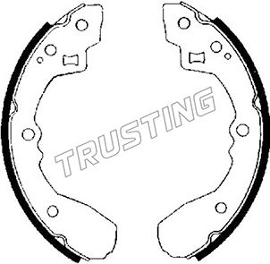 TRUSTING 049.122 - Барабанные колодки