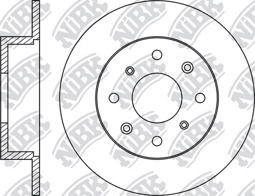 NIBK RN1052 - Тормозные диски