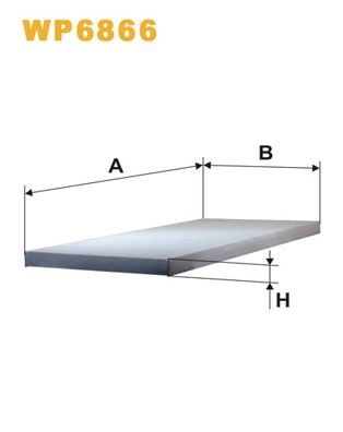 WIX FILTERS WP6866 - Салонный фильтр
