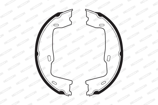 FERODO FSB227 - Комплект тормозных колодок, стояночная тормозная система PREMIER