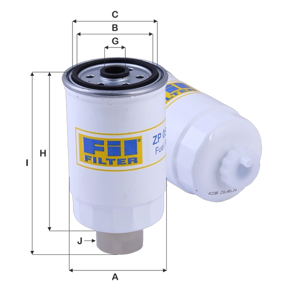 FIL FILTER ZP 05 AF - Топливный фильтр