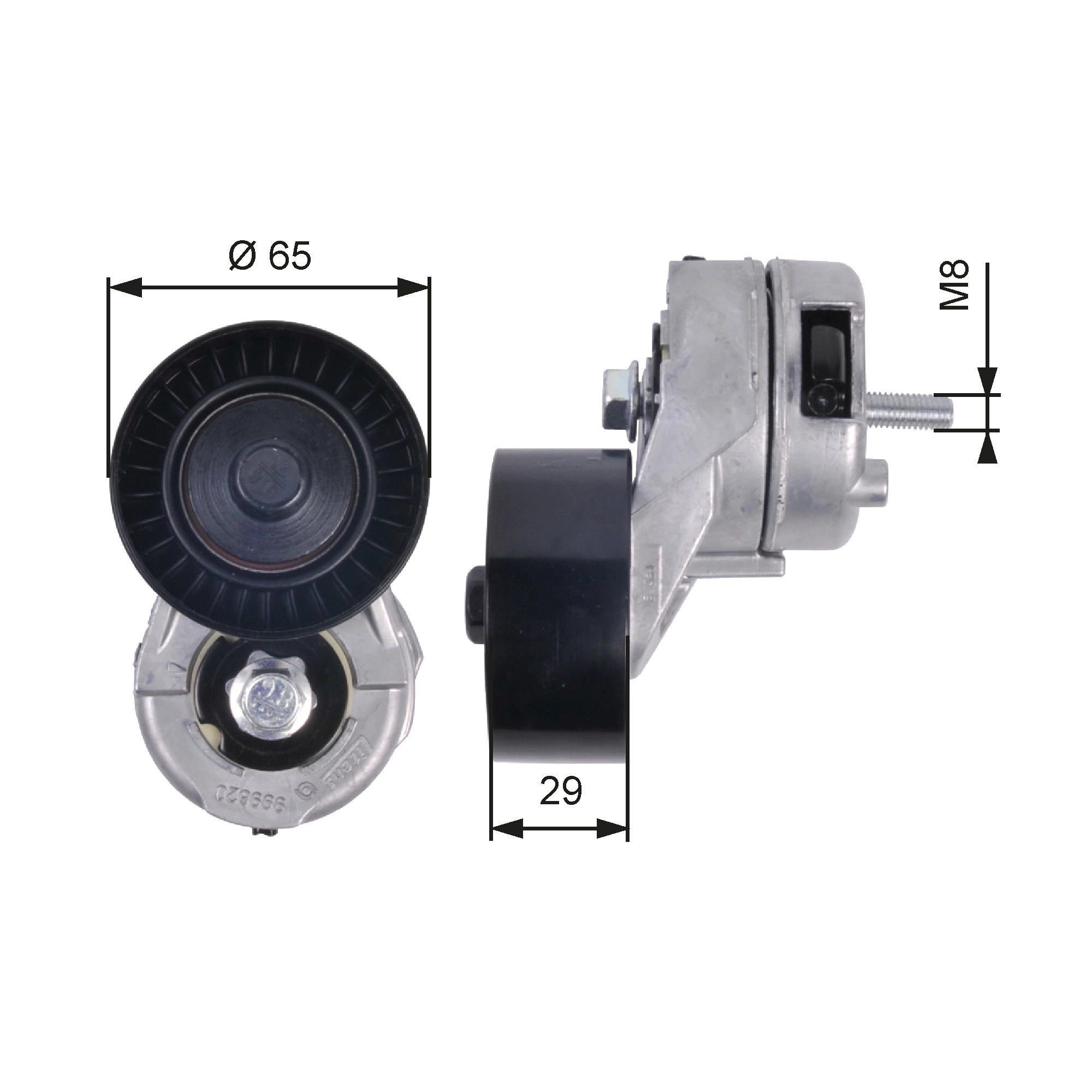 Натяжной ролик