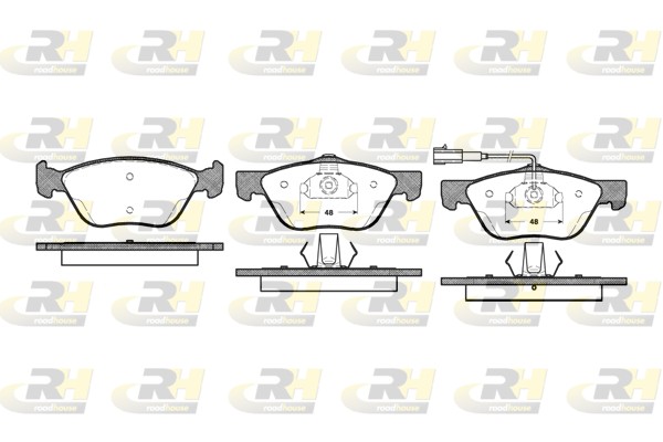 ROADHOUSE 2589.21 - Тормозные колодки 