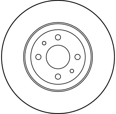 TRW DF1757 - Тормозные диски