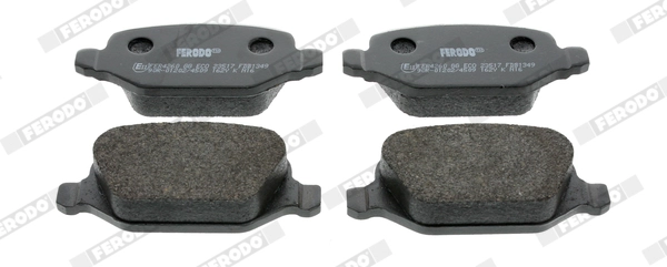 FERODO FDB1349 - Комплект тормозных колодок, дисковый тормоз PREMIER ECO FRICTION