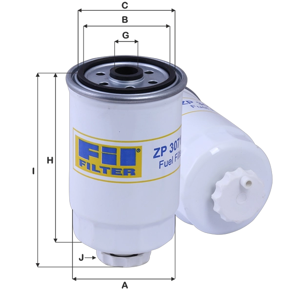 FIL FILTER ZP 3071 F - Топливный фильтр
