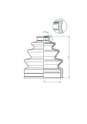LÖBRO 190972 - Пыльник ШРУСа