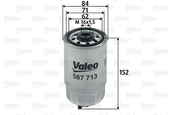 VALEO 587713 - Топливный фильтр