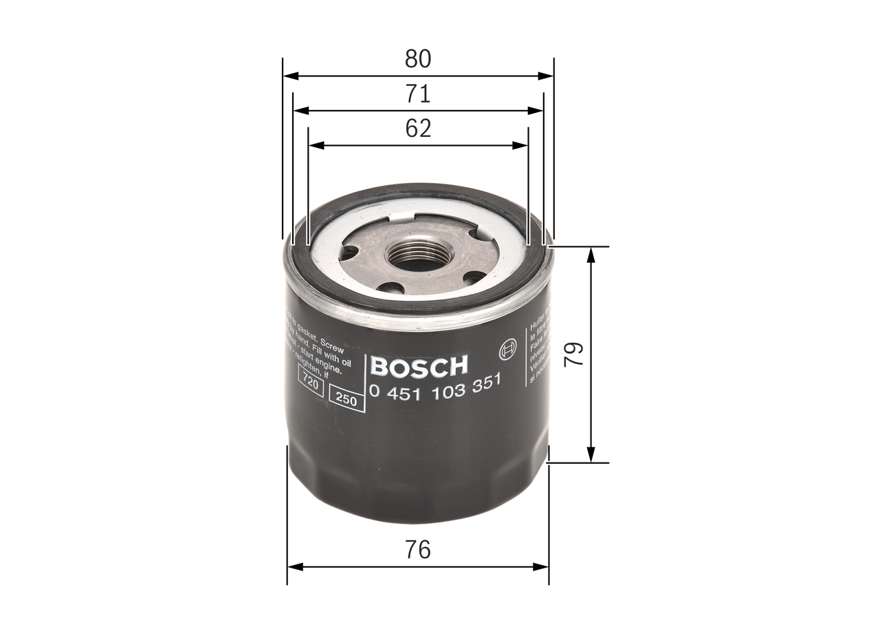 BOSCH 0 451 103 351 - Масляный фильтр