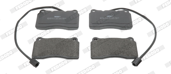 FERODO FDB1663 - Комплект тормозных колодок, дисковый тормоз PREMIER ECO FRICTION