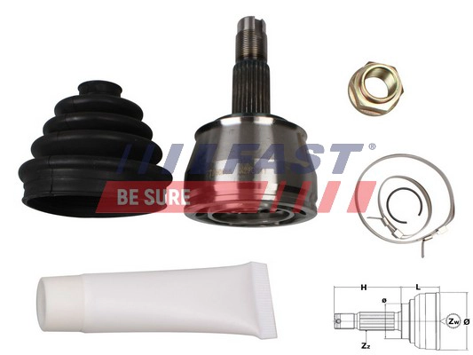 FAST FT25086K - ШРУС