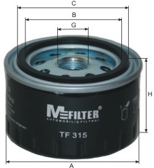 MFILTER TF 315 - Масляный фильтр
