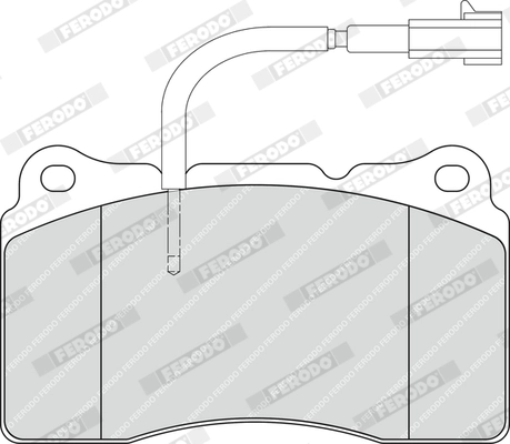 FERODO FDB1794 - Комплект тормозных колодок, дисковый тормоз PREMIER ECO FRICTION