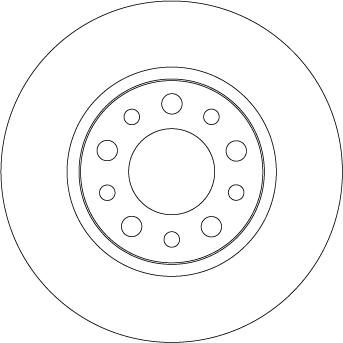 TRW DF4477 - Тормозные диски