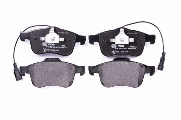 HELLA 8DB 355 006-901 - Тормозные колодки 