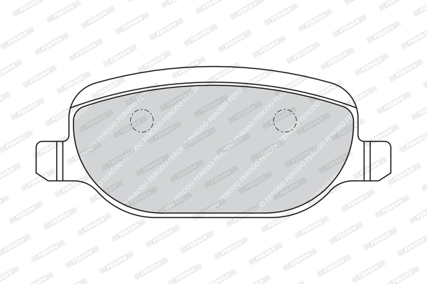 FERODO FDB1795 - Комплект тормозных колодок, дисковый тормоз PREMIER