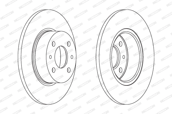 FERODO DDF066 - Тормозной диск PREMIER