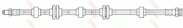 TRW PHB598 - Тормозные шланги