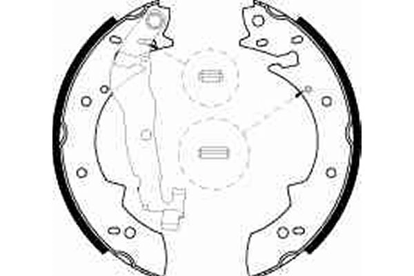TRW GS8524 - Барабанные колодки