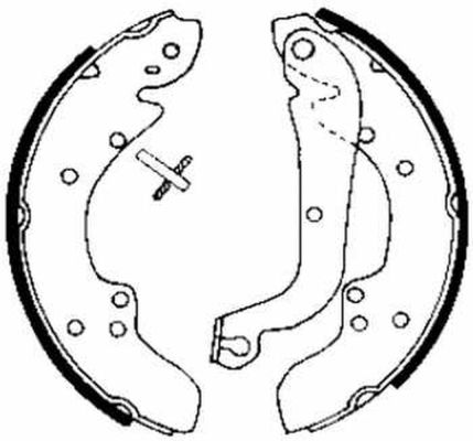 ABE C0P020ABE - Барабанные колодки